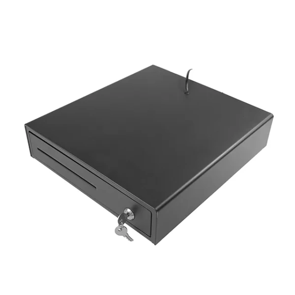  Денежный ящик Microinvest LB-335 автомат 9V (работает с ККМ), 335х368х80, черный, малый  фото в интернет-магазине Бизнес РОСТ  - торговое оборудование.